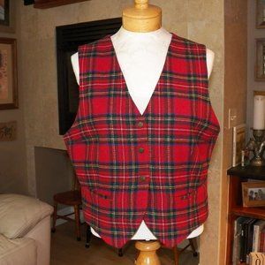 GAP Tartan plaid vest